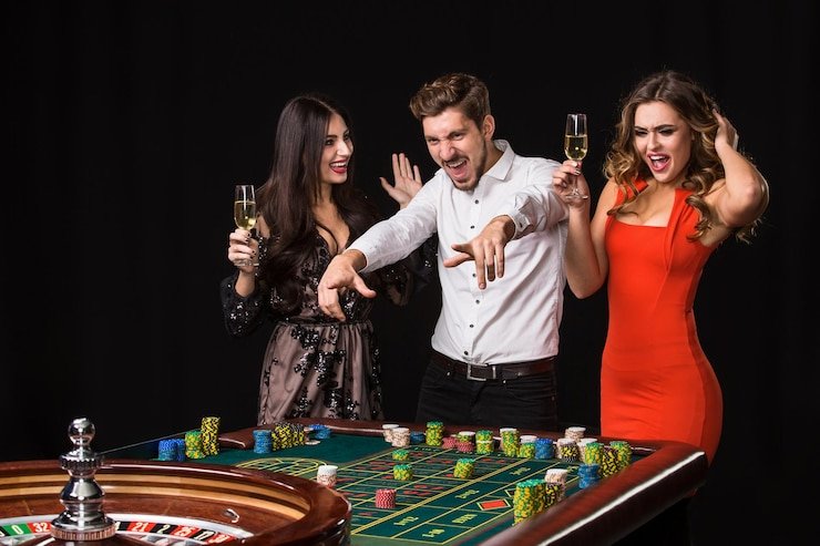 Permainan slot online modern dengan tema warna cerah dan animasi interaktif